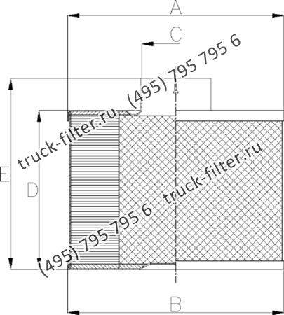 CA-2189 фильтр очистки воздуха