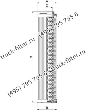 CF-920-1-M90-N-A фильтр гидравлики цилиндрического типа с фильтрацией снаружи
