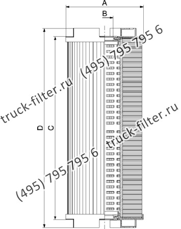 CPE-3615-32-P05-HC фильтр для электро-эрозионных станков с пластиковым каркасом