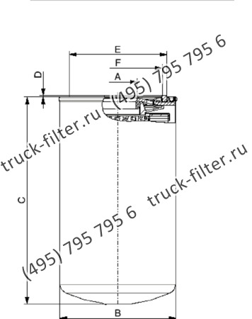 CTT-100-0-3-A06-A накручивающийся фильтр гидравлики с обратным клапаном для систем до 12 bar