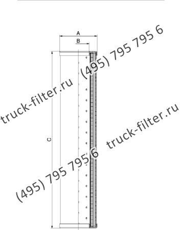 DCC-070330-00 цилиндрический воздушно-масляный сепаратор компрессора