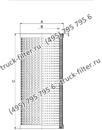 DCC-175385-00 цилиндрический воздушно-масляный сепаратор компрессора