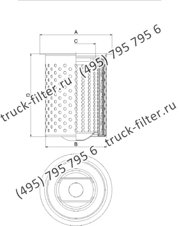 DFF-475920-01 воздушно-масляный сепаратор с фланцем под болты