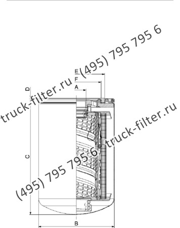 DSP-050-D воздушно-масляный накручивающийся фильтр-сепаратор