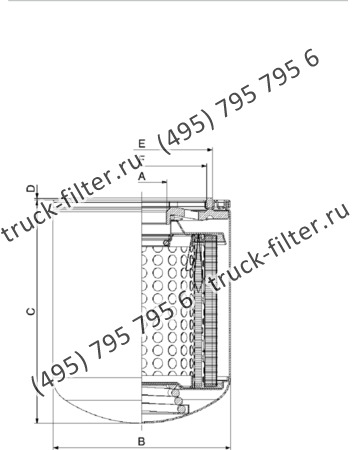 DSP-400-6 воздушно-масляный накручивающийся фильтр-сепаратор