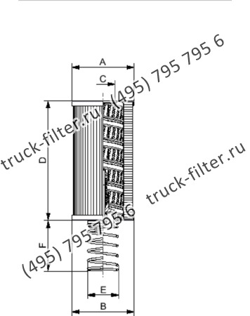F-75-A25-M фильтр гидравлики