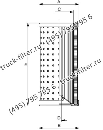 MR-46-FD-M60-A фильтр гидравлики корзинчатого типа с фильтрацией от центра