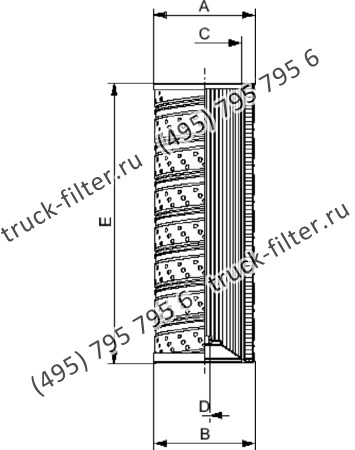 MR-66-FD-P10-A фильтр гидравлики корзинчатого типа с фильтрацией от центра