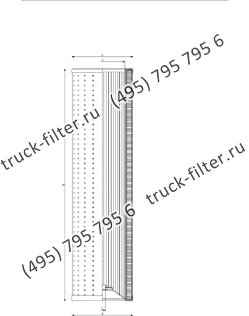 MR-68-FD-A10-A фильтр гидравлики корзинчатого типа с фильтрацией от центра