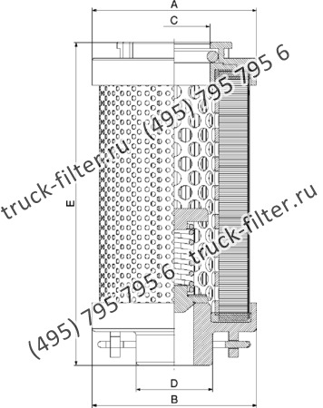 R-0060-M200-NH-A элемент сливного фильтра гидравлики