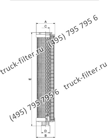 R-0090-A16-MM-A элемент сливного фильтра гидравлики
