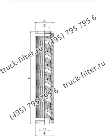 R-0185-A10-MM-A элемент сливного фильтра гидравлики