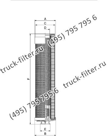 R-0270-A10-NH-A элемент сливного фильтра гидравлики