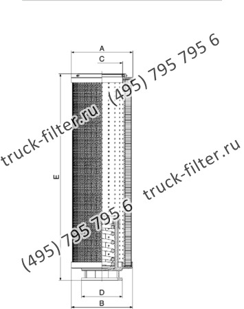 R-1300-A10-NH-A-B6 элемент сливного фильтра гидравлики