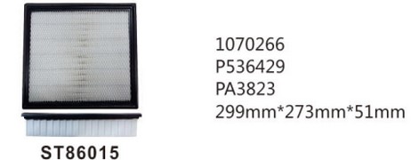 ST86015 фильтр очистки воздуха панельного типа либо фильтр салон